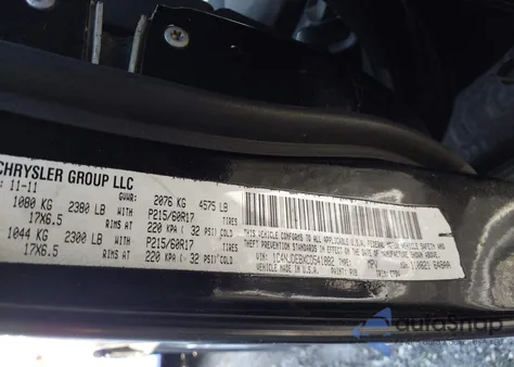 2012 Jeep Compass Latitude z USA, uszkodzony, nr VIN 1C4NJDEBXCD541882